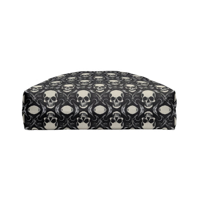 Skull Patterned Large Tote Bag