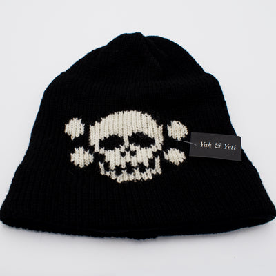 Yak & Yeti Fleece Lined Skull Wool Hat