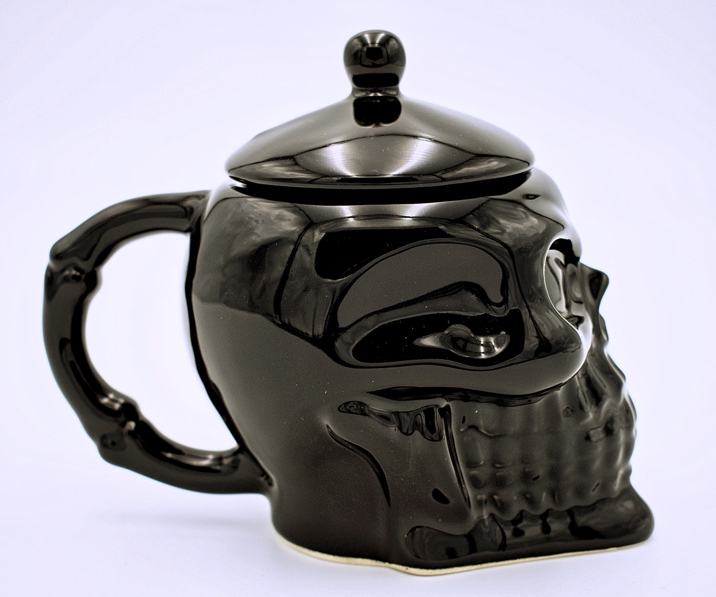 Porcelain Skull Sugar Bowl with Lid - The Cranio Collections