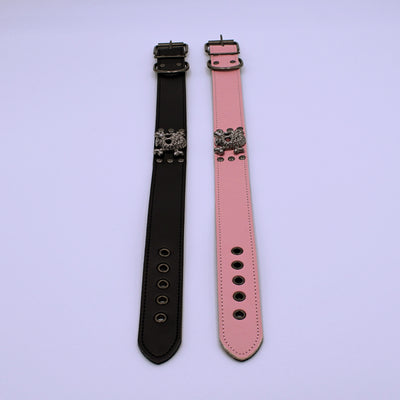 Rhinestone Skull Dog Collar - The Cranio Collections