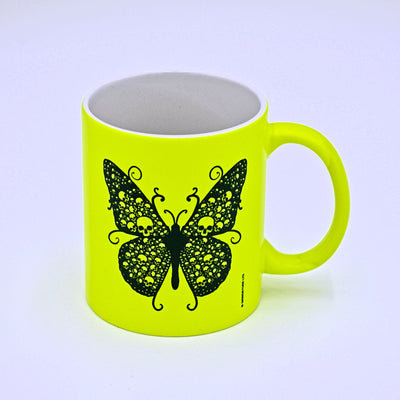 Butterfly with Skulls Ceramic Mug - The Cranio Collections