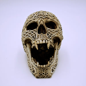 Celtic Vampire Skull Sculpture - The Cranio Collections