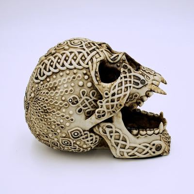 Celtic Vampire Skull Sculpture - The Cranio Collections