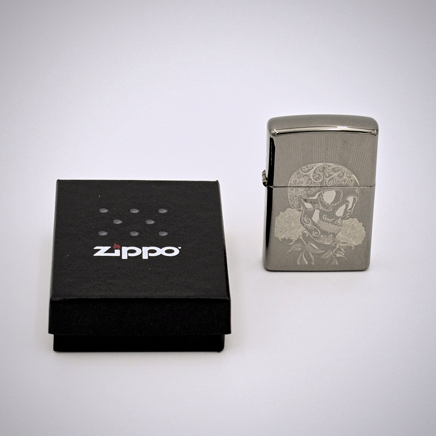 Zippo Skull Design Metal Refillable Lighter - The Cranio Collections