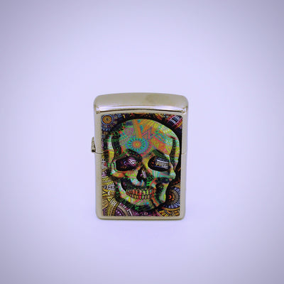 Zippo Skull Design Metal Refillable Lighter - The Cranio Collections