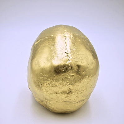 Metallic Gold Skull Sculpture - The Cranio Collections