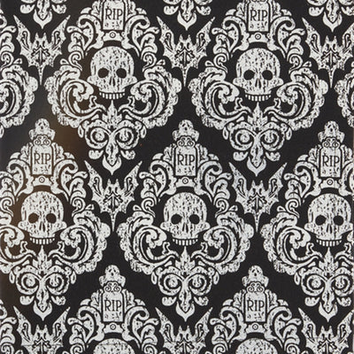 Graveyard Skull Damask Design Napkin Set - The Cranio Collections