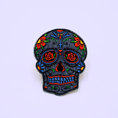 Sugar Skull Embroidered Patch - The Cranio Collections