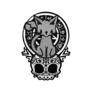Kitten of the Night Embroidered Patch - The Cranio Collections