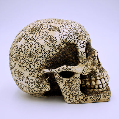 Mandala Style Skull Sculpture - The Cranio Collections