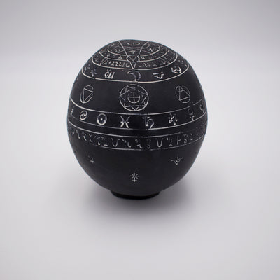 Mystical Symbols Skull Sculpture - The Cranio Collections