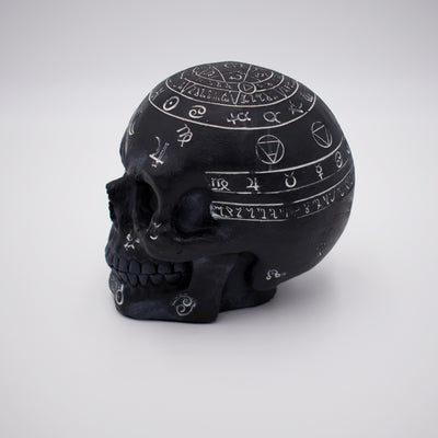 Mystical Symbols Skull Sculpture - The Cranio Collections