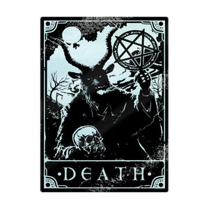 Death Tarot Design Glass Cutting Board - The Cranio Collections