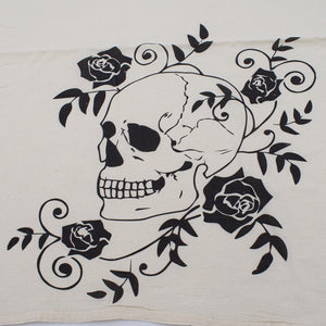 Skull and Flowers Flour Sack Towels-4 pack - The Cranio Collections