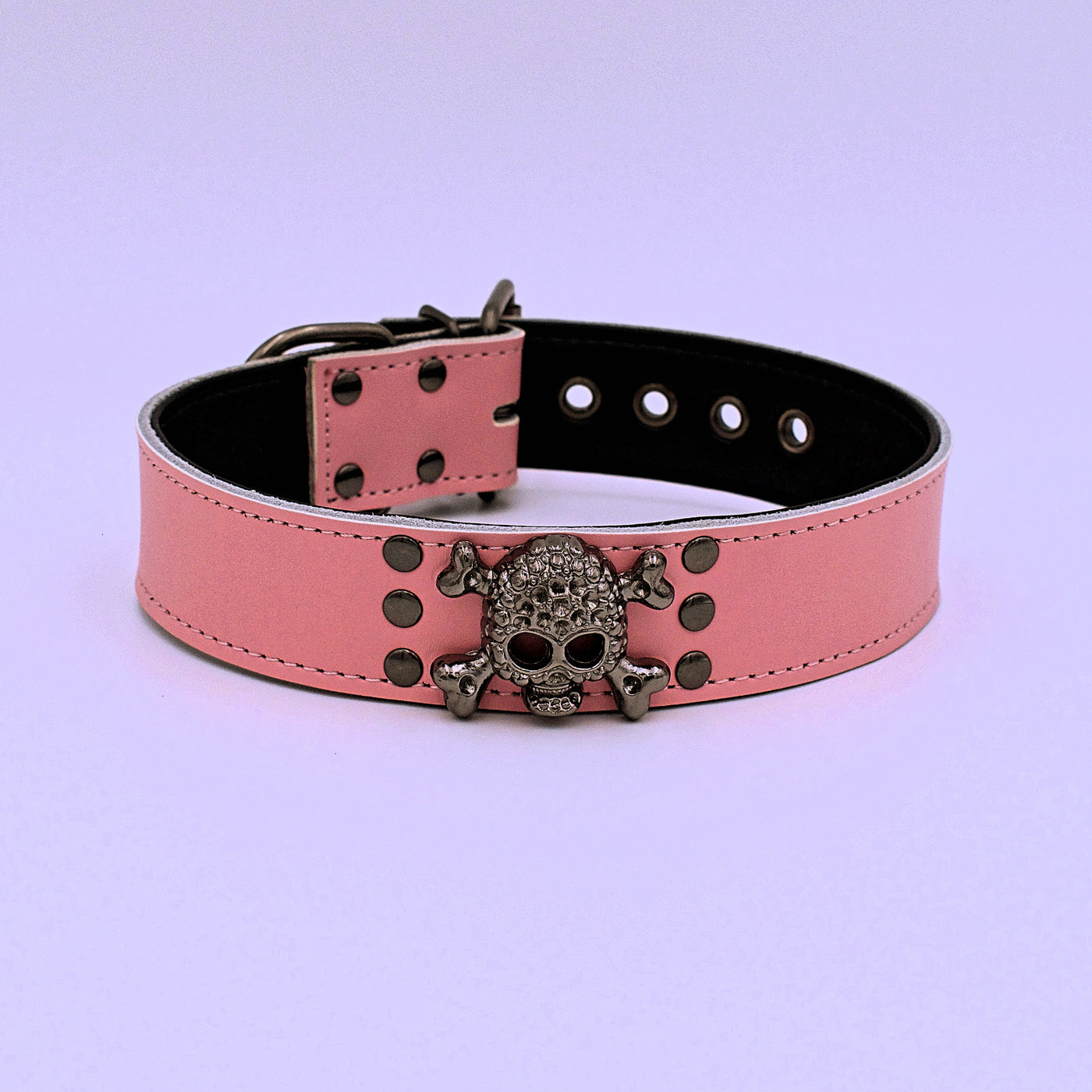 Rhinestone Skull Dog Collar - The Cranio Collections