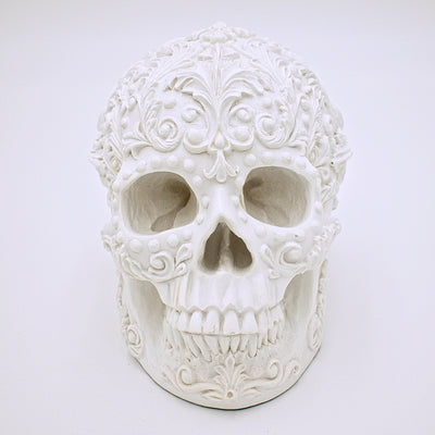 Rococo Design Skull Sculpture - The Cranio Collections
