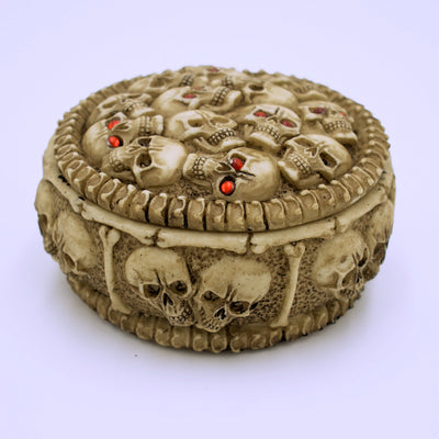 Round Skull Storage Box - The Cranio Collections
