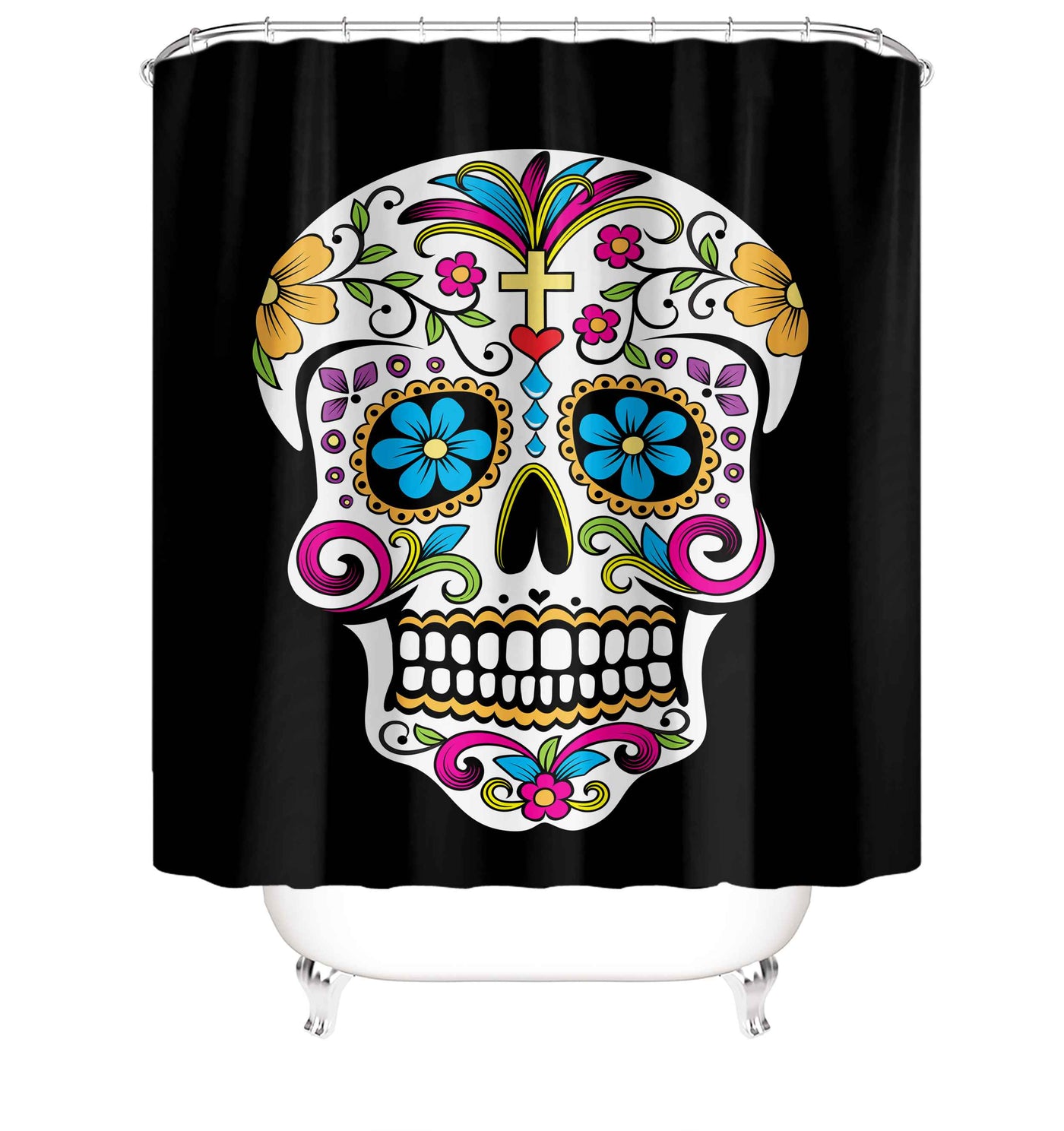 Skull Design Shower Curtains - The Cranio Collections