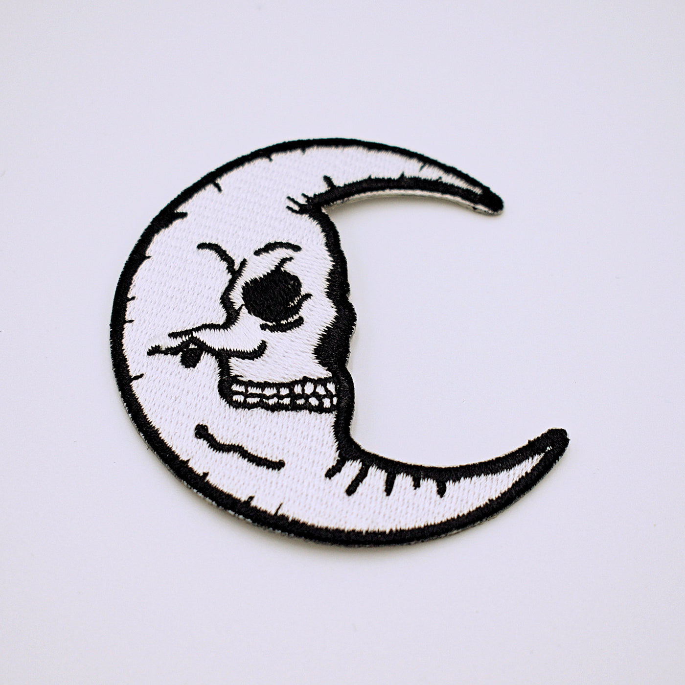 Skull Crescent Moon Patch - The Cranio Collections