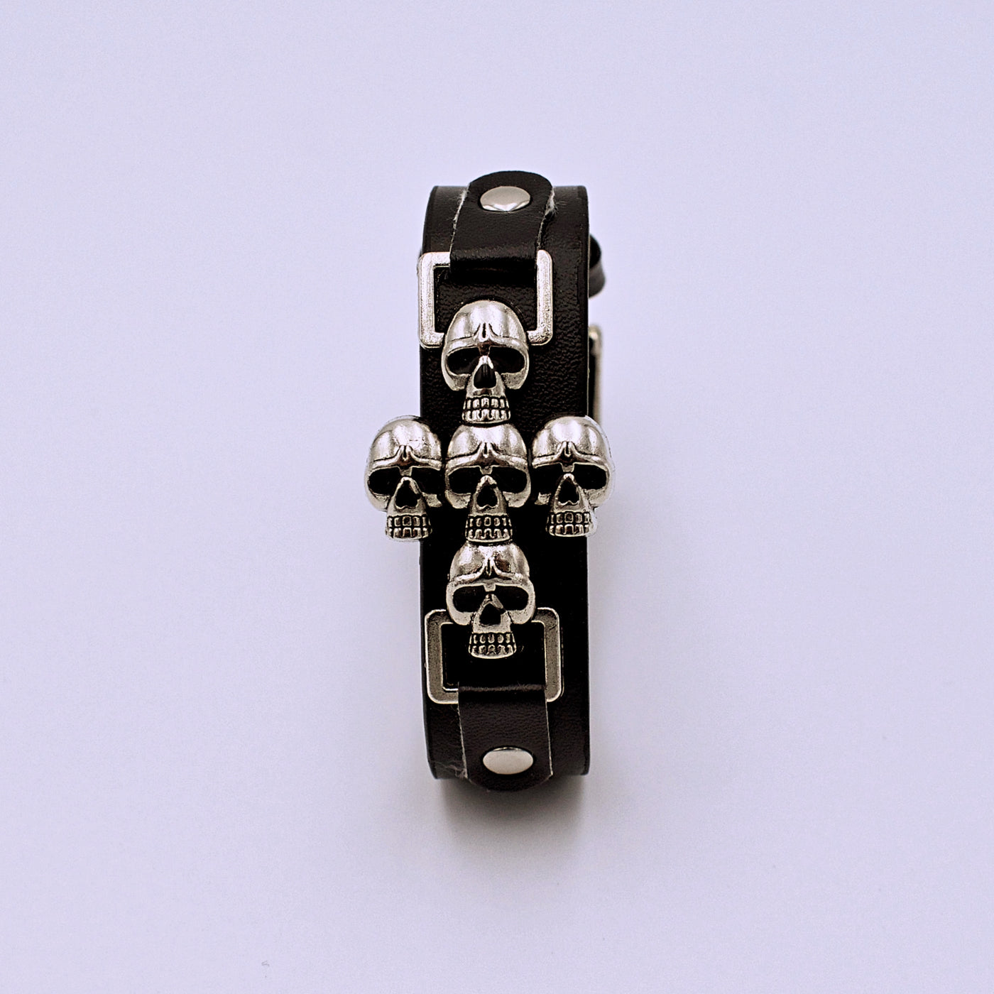 Skull Cross Punk Goth Bracelet - The Cranio Collections
