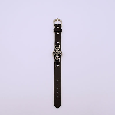 Skull Cross Punk Goth Bracelet - The Cranio Collections