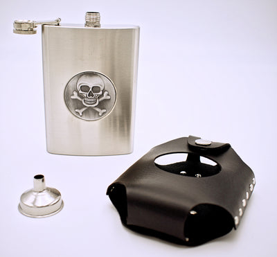 Skull and Crossbones Flask - The Cranio Collections