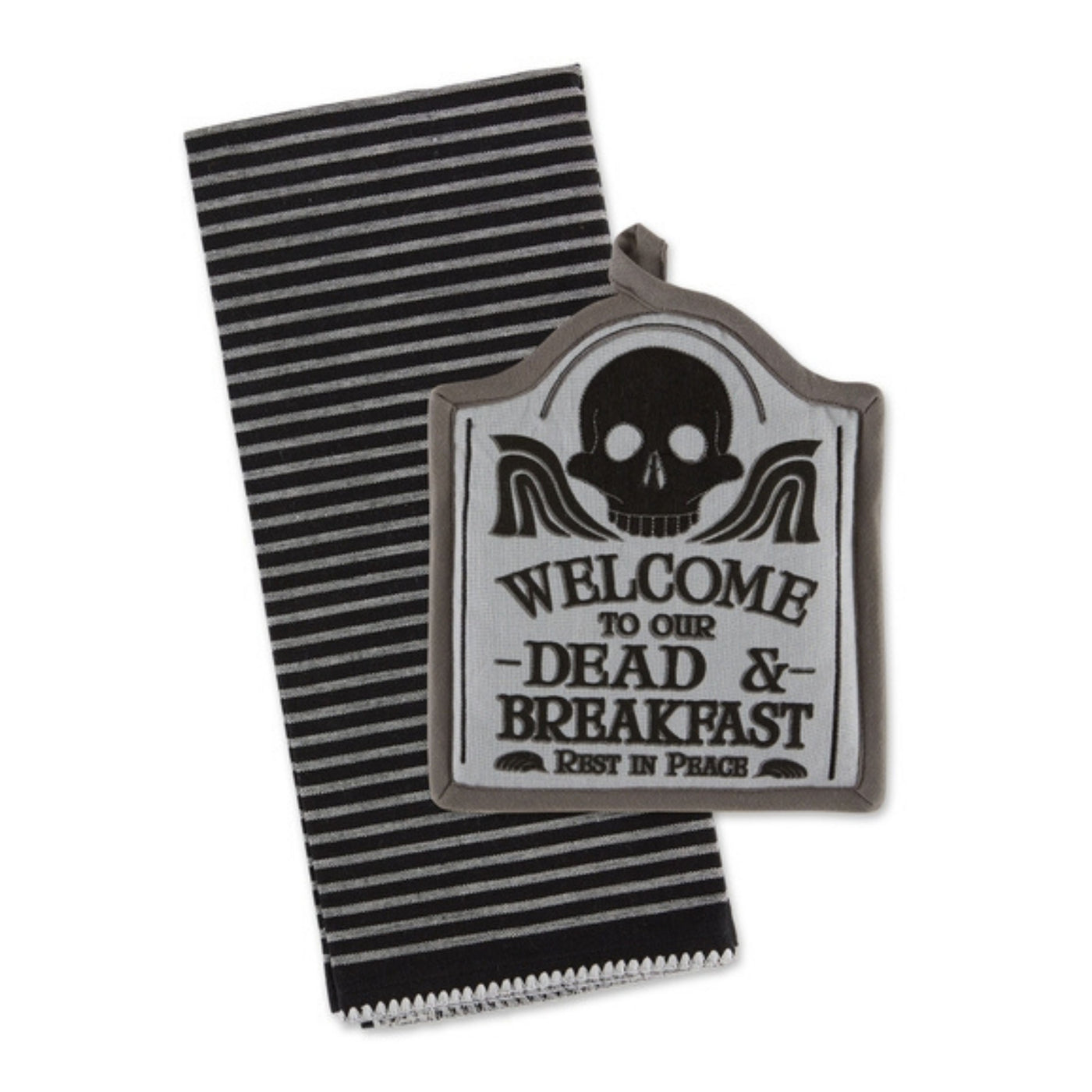 "Dead and Breakfast" Skull Potholder Gift Set - The Cranio Collections