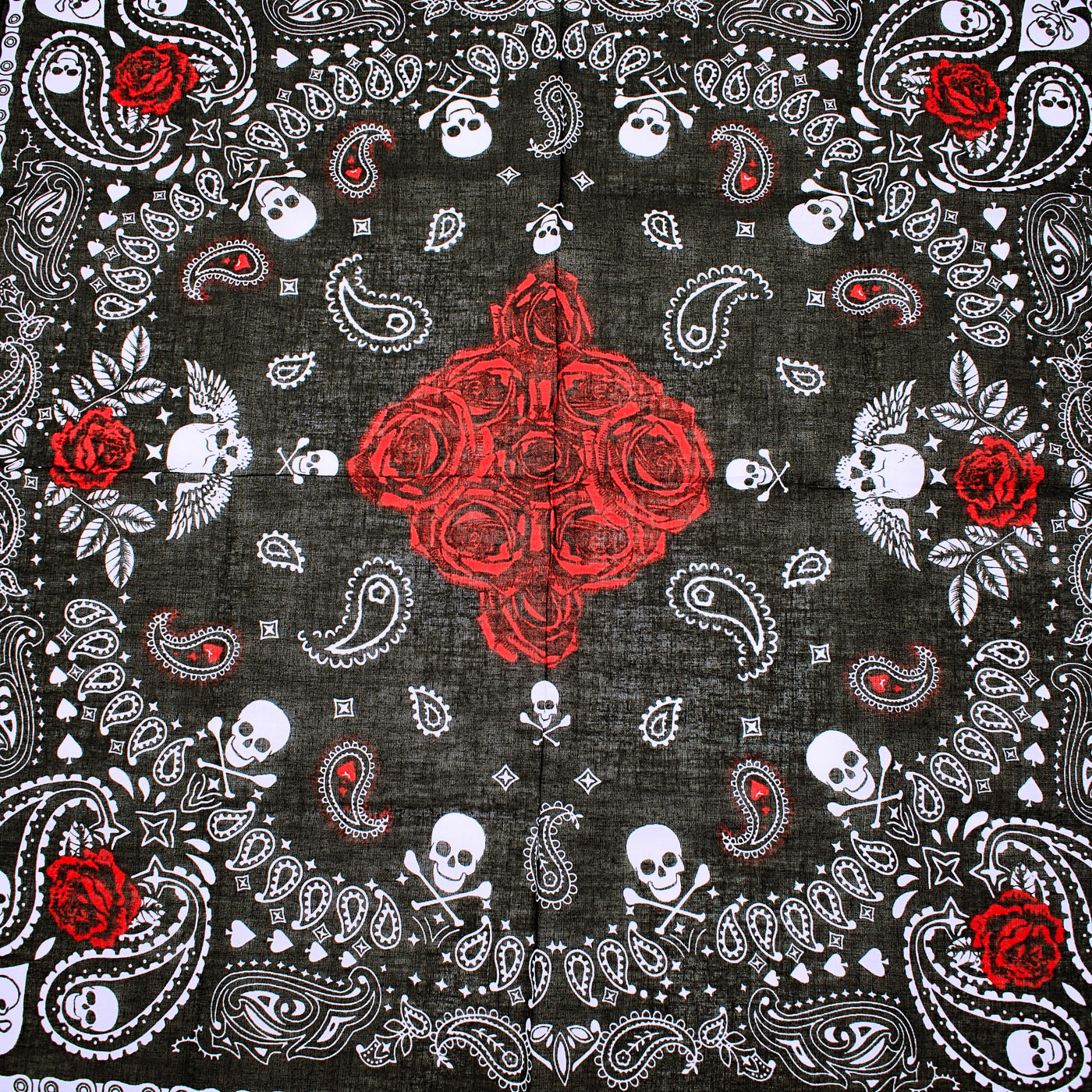 Cotton Skull Design Bandana Handkerchief - The Cranio Collections