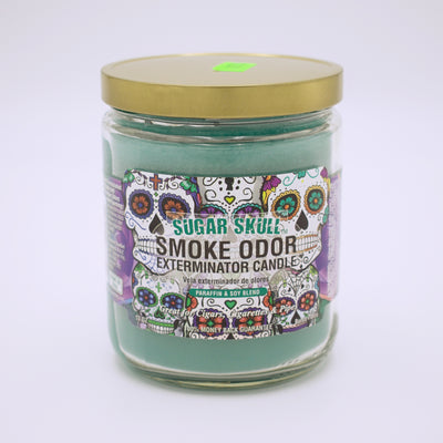 Sugar Skull Smoke Odor Eliminator Candle - The Cranio Collections