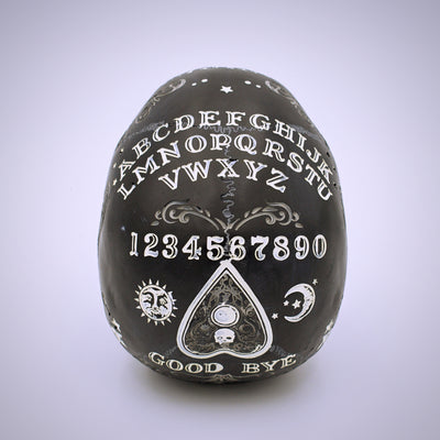 Spirit Board Black Skull Sculpture - The Cranio Collections