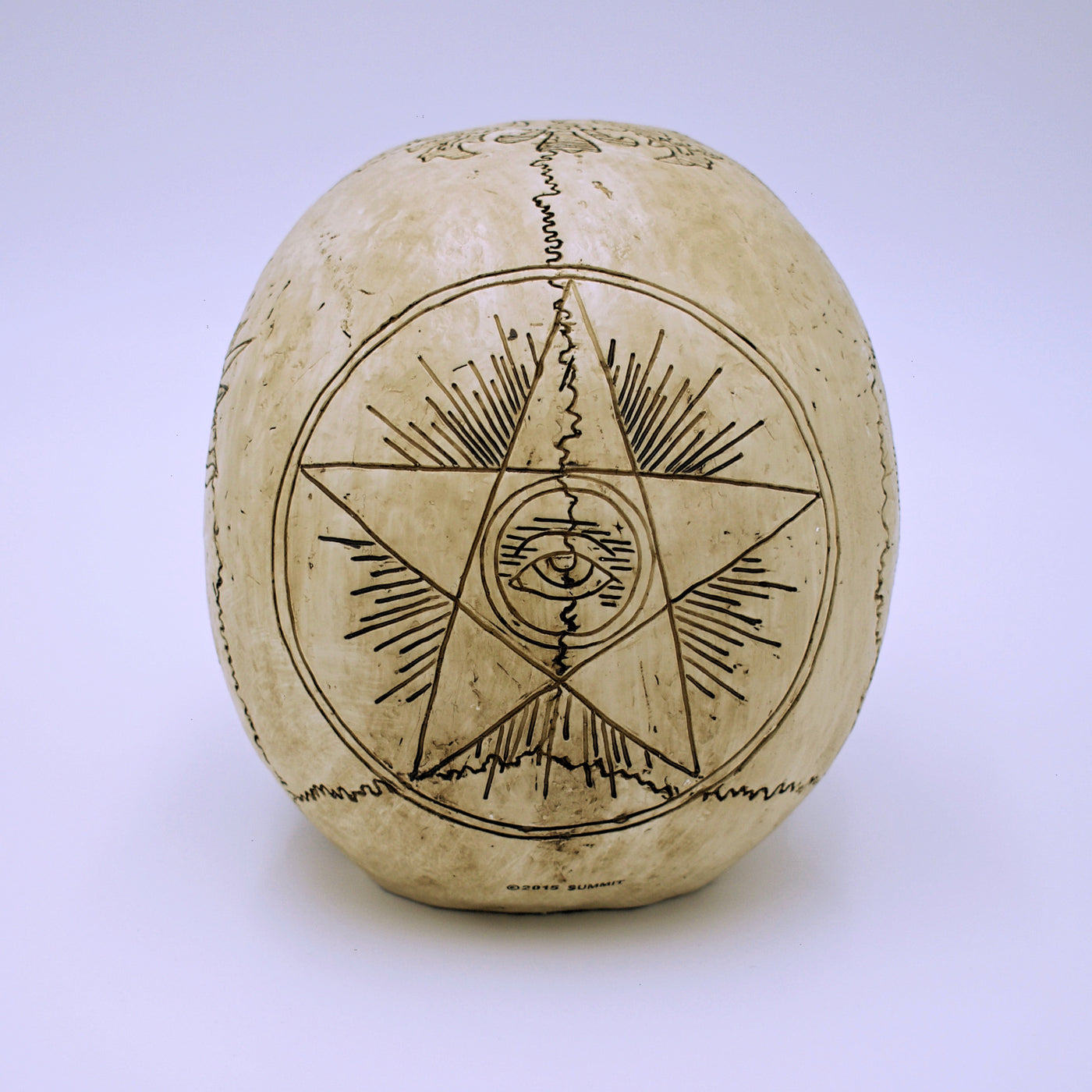 Spirit Board Natural Skull Sculpture - The Cranio Collections