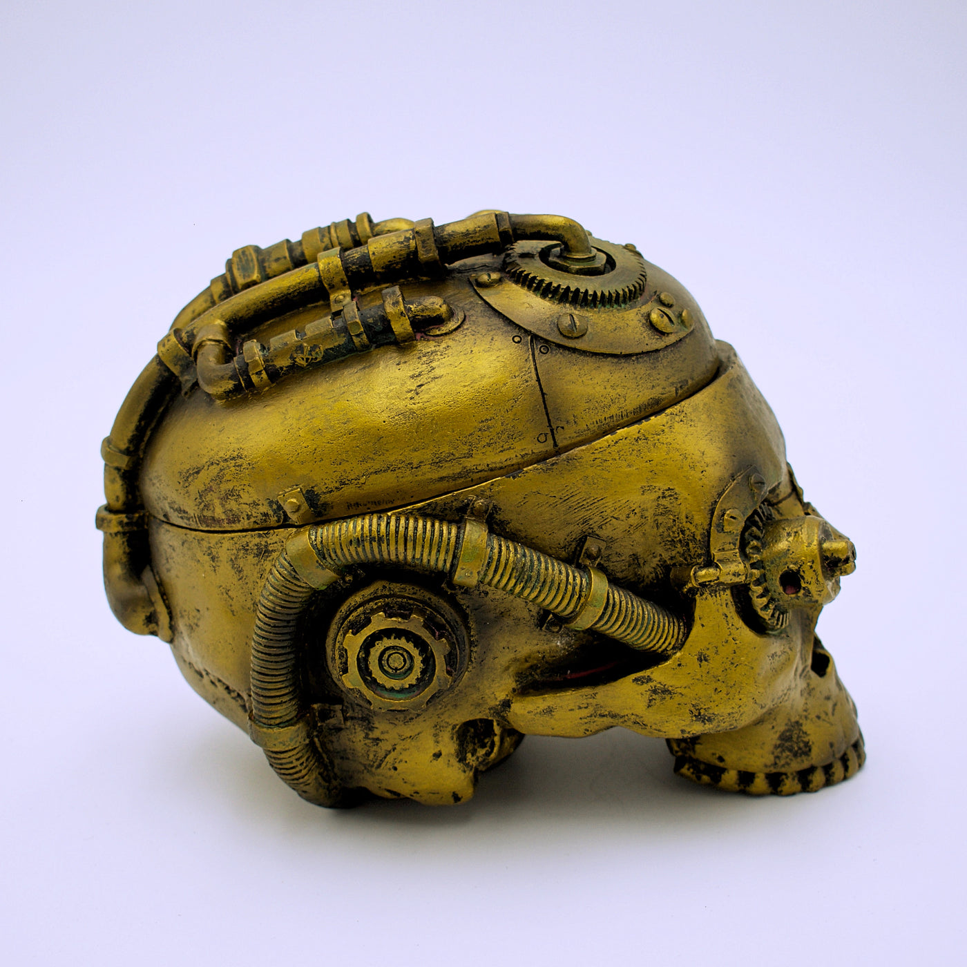 Steampunk Skull Storage Box - The Cranio Collections