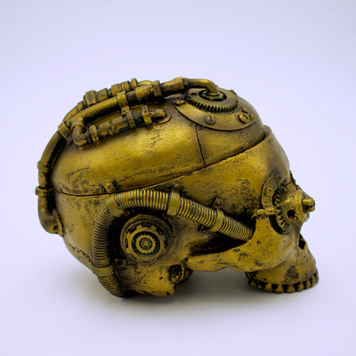 Steampunk Skull Storage Box - The Cranio Collections
