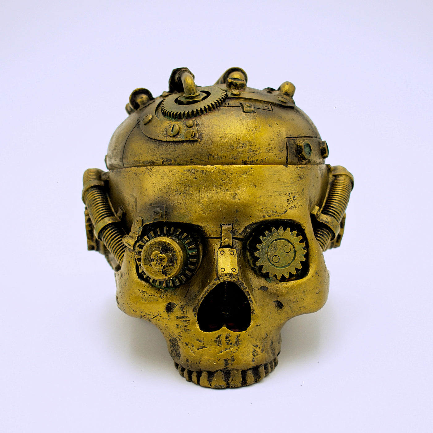 Steampunk Skull Storage Box - The Cranio Collections