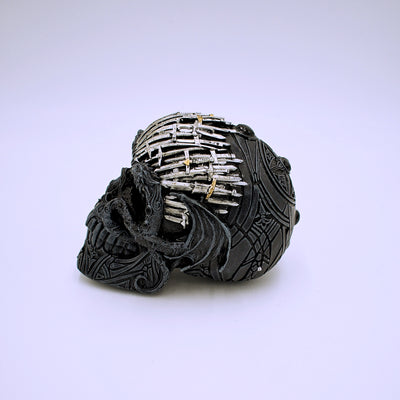 Swords and Dragons Skull Sculpture - The Cranio Collections