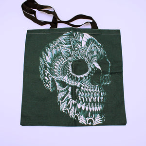 Skull Printed Tote Bag - The Cranio Collections