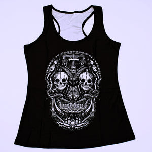 Skull Design Women's Tank Top - The Cranio Collections