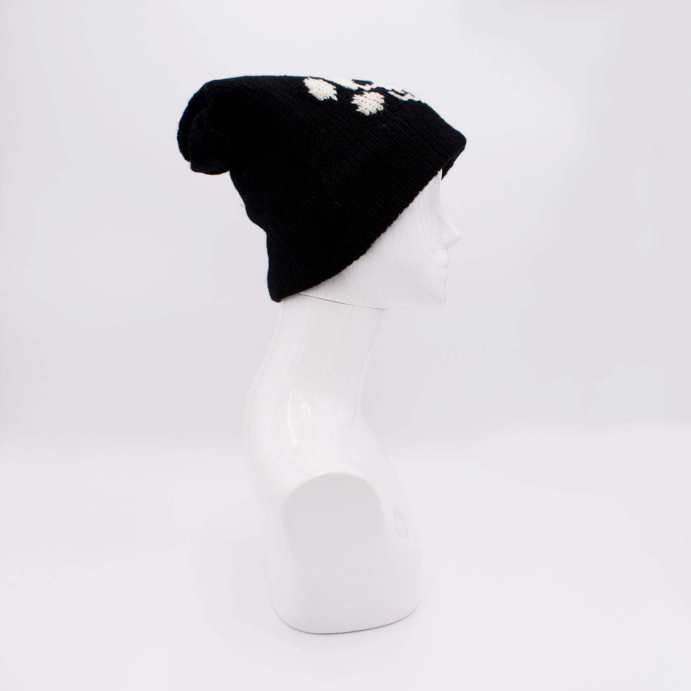 Yak & Yeti Fleece Lined Skull Wool Hat