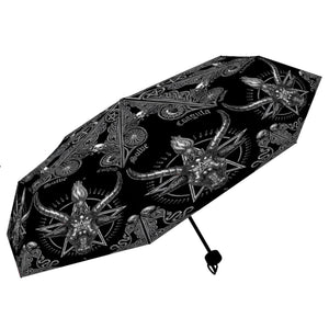 gothic baphomet umbrella
